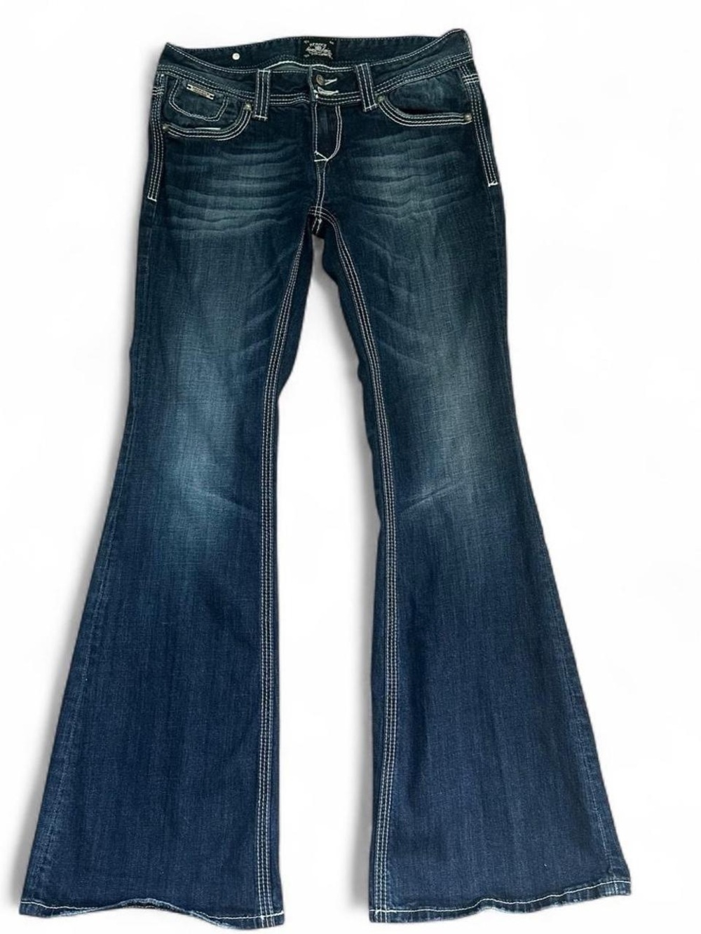 Lowrise flare denim from express